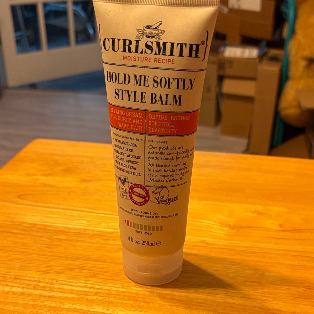Curlsmith Hold Me Softly Style Balm - White